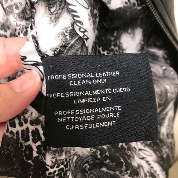 Guess Soft Genuine Leather Jacket - Picture 10 of 13